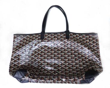 ゴヤール　サンルイ　革当て補修　全体