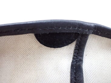 ゴヤール　サンルイ　革当て補修　作業後　裏側