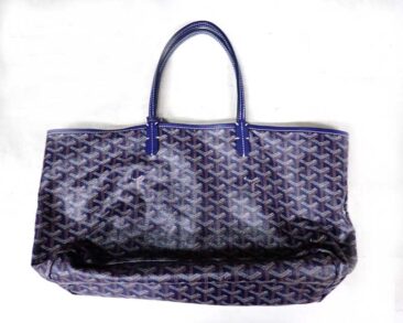 ゴヤール　サンルイ　裏から革当て　　作業後