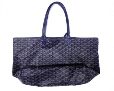 ゴヤール　サンルイ　裏から革当て　　作業前