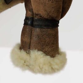 アビレックス　革交換　袖先　作業後