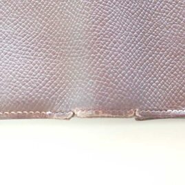 エルメス　財布　クリーニング染め直し　アップ　作業前