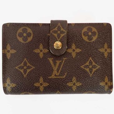 LV 財布 モノグラム 茶系全体