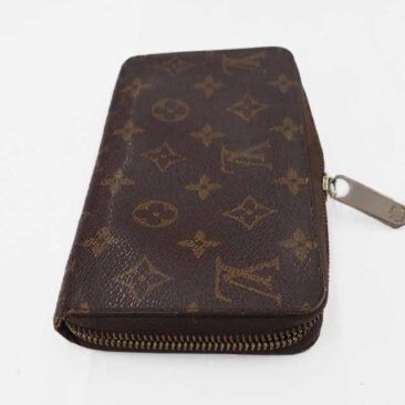 ヴィトン　財布　ファスナー交換　作業前　サイド