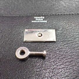 エルメス 長財布 留め具修理 アップ 作業前