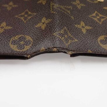 ヴィトン　財布　ほつれ補修　アップ　作業後