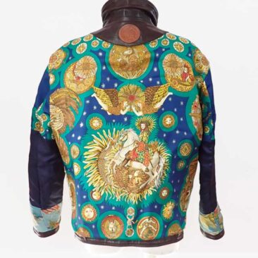 MOTOR ジャケット　裏地交換　バック　作業後