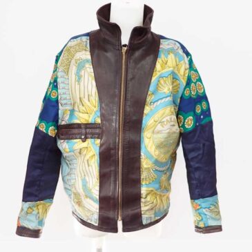 MOTOR ジャケット　裏地交換　前　作業後