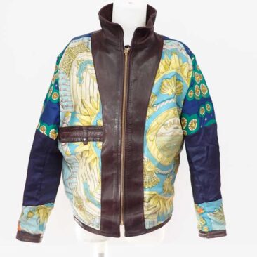 MOTOR ジャケット　裏地交換　前　作業後