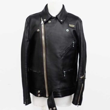 ルイスレザー　袖丈詰め　作業後