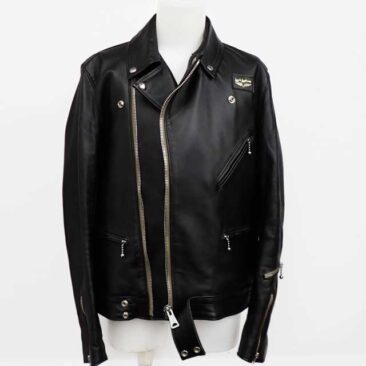 ルイスレザー　袖丈詰め　作業前