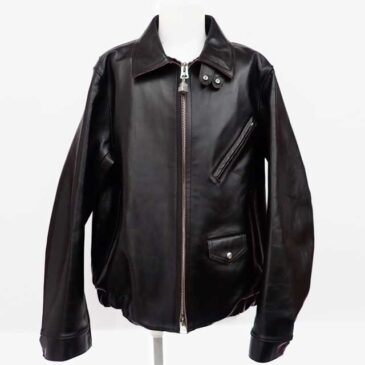 レザージャケット 肩幅詰め　作業後