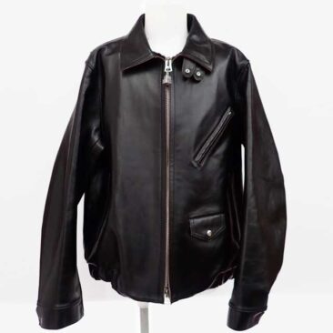 レザージャケット 肩幅詰め　作業後