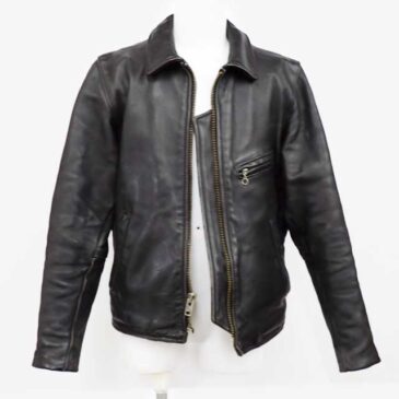 バンソン 革ジャン 袖丈詰め 作業後