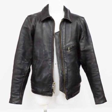 バンソン 革ジャン 袖丈詰め 作業後