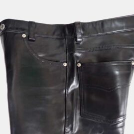 レザーパンツサイズアップ　アップ　作業前