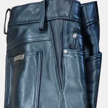 レザーパンツ サイズアップ2　作業後