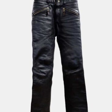 レザーパンツ サイズアップ　全体