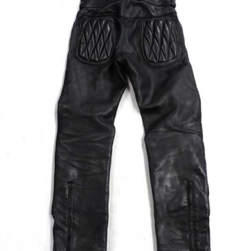 レザーパンツ　サイズダウン　作業後