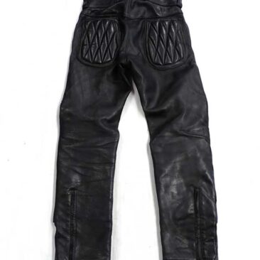 レザーパンツ　サイズダウン　作業後