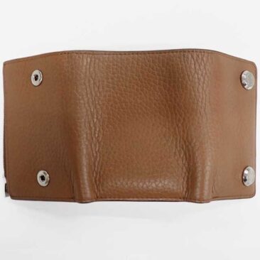 三つ折り財布　クリーニング　作業後