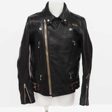 ルイスレザー×リアルマッコイズ　391ライトニング　袖丈詰め　作業後