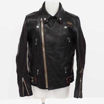 ルイスレザー×リアルマッコイズ　391ライトニング　袖丈詰め　作業後