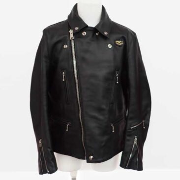 ルイスレザー　袖丈詰め　作業後