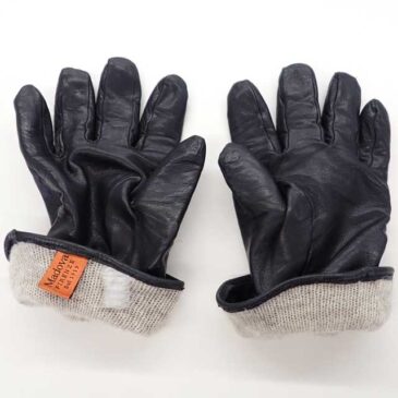 手袋　裏地交換　作業後