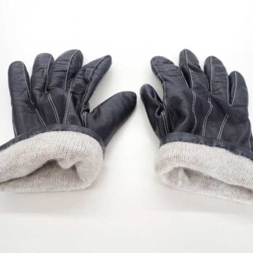 レザー手袋　裏地交換　作業後