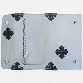 2　クロムハーツ　ウォレット　クロスパッチ　作業後