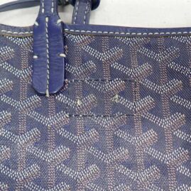 ゴヤール　革当て補修　アップ　作業後　2