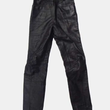 レザーパンツ　丈詰め　作業前