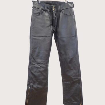 レザーパンツ　ウエスト詰め　作業前