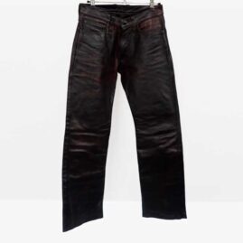 Dagda Leathers　パンツ　丈詰め　作業後
