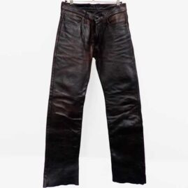 Dagda Leathers　パンツ　丈詰め　作業前