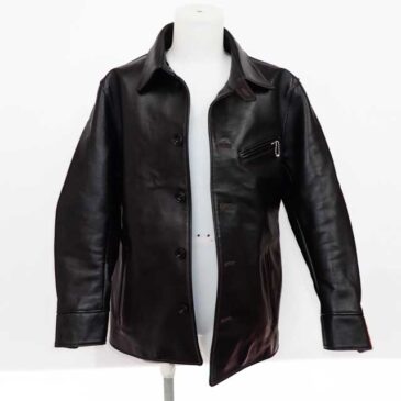 Y'2LEATHER　袖丈詰め　作業後