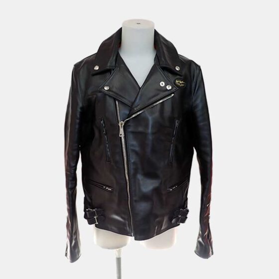 ルイスレザー　ウエスト・裾の身幅詰め　作業前