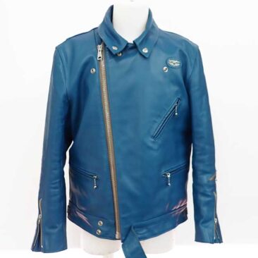 ルイスレザー サイクロン ターコイズ サイズダウン 作業後