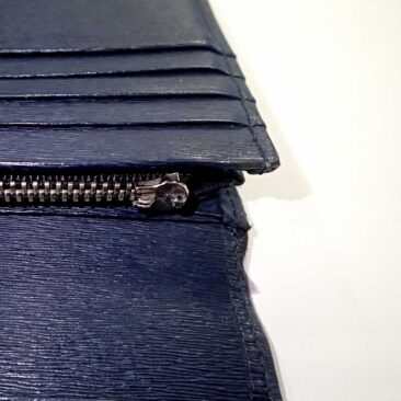 ポーター財布　ハトメ新設　作業前